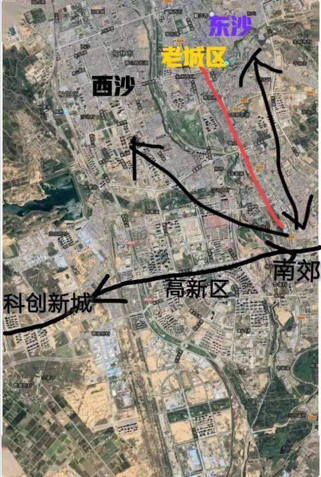 榆林南郊片区有望成为近5年发展最显著的区域_建设_东沙_规划