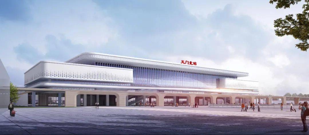 重磅消息天门北站效果图曝光