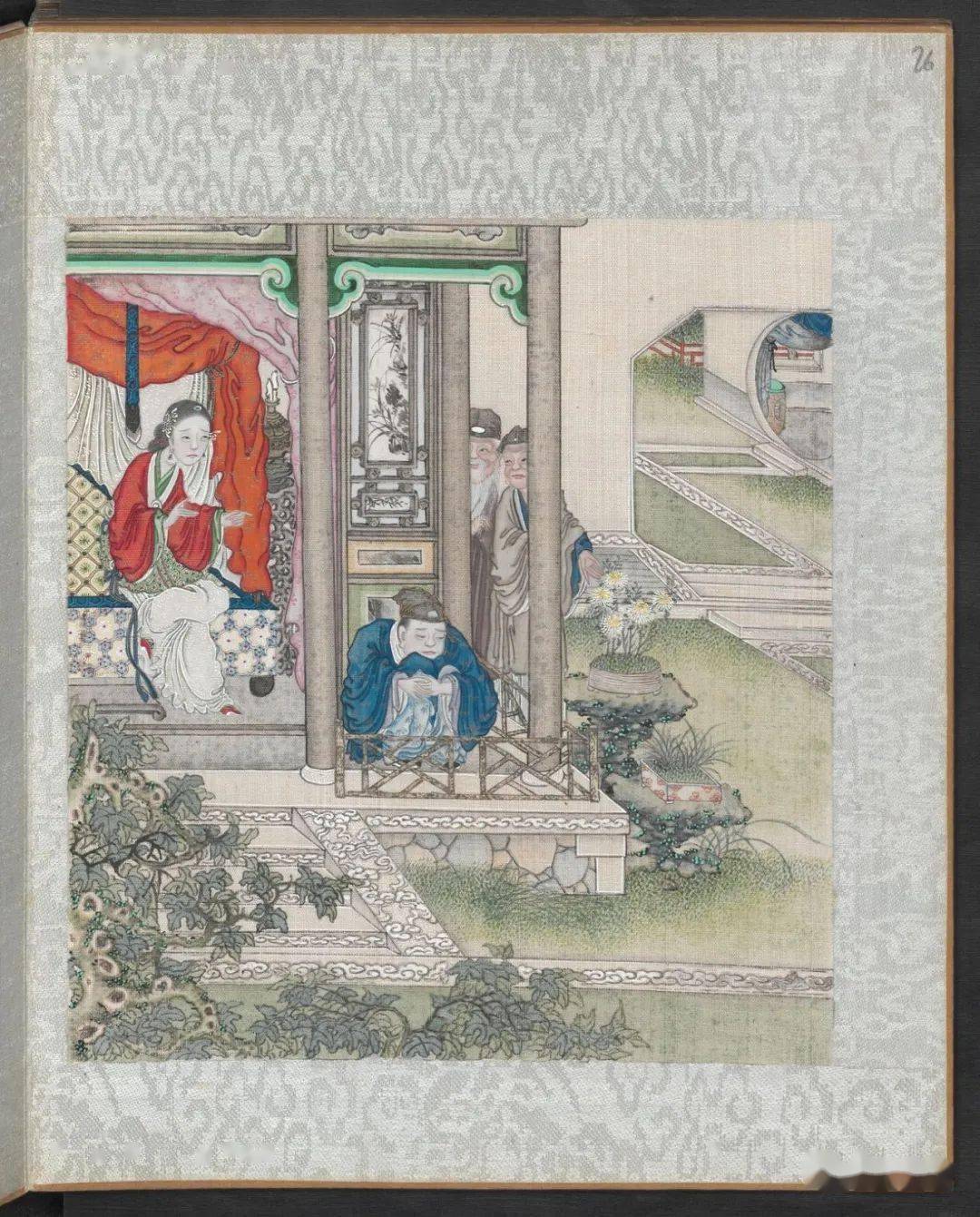 清代绘本《聊斋全图》中_蒲松龄_狐仙_连环画