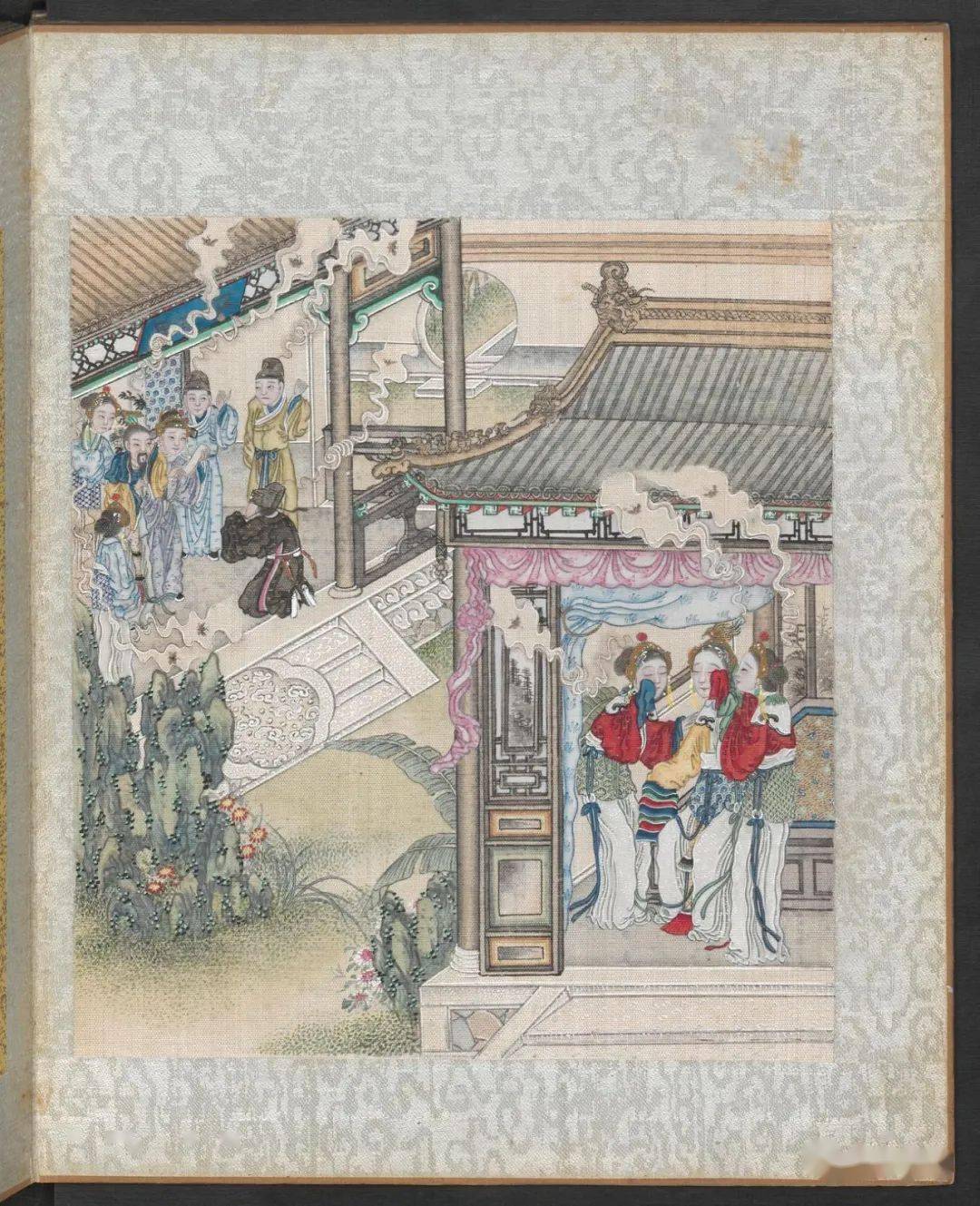 清代绘本《聊斋全图》中_蒲松龄_狐仙_连环画