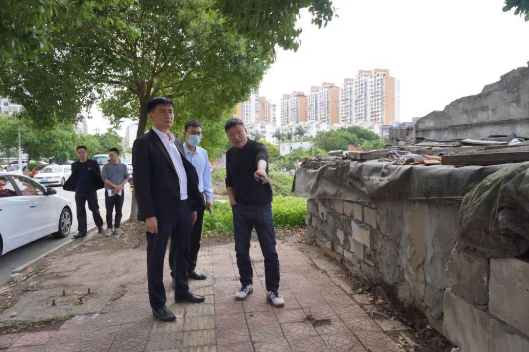 区领导带队督导全国文明城市创建复查整改工作_郭孙涵_梧塘镇_涵江区