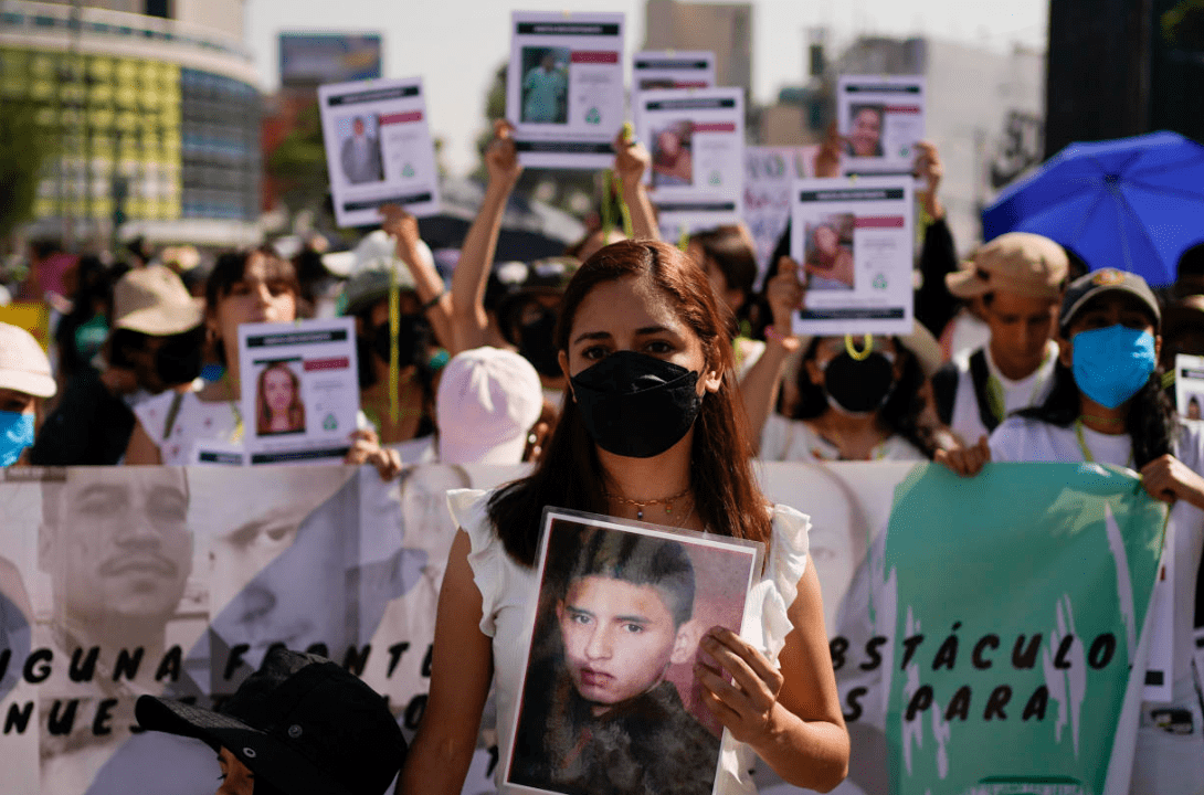 墨西哥全國失蹤人口登記處數據指出,截至本月16日,該國超過10萬人下落不明