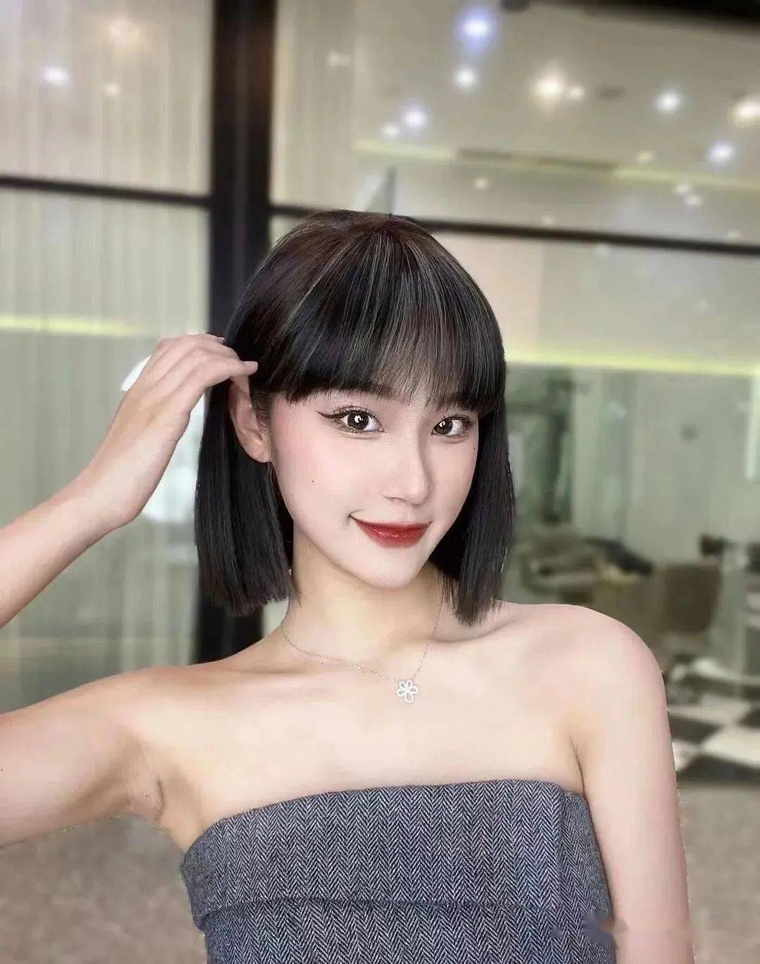 " 普普通通的短发 "._发型_中国_形象