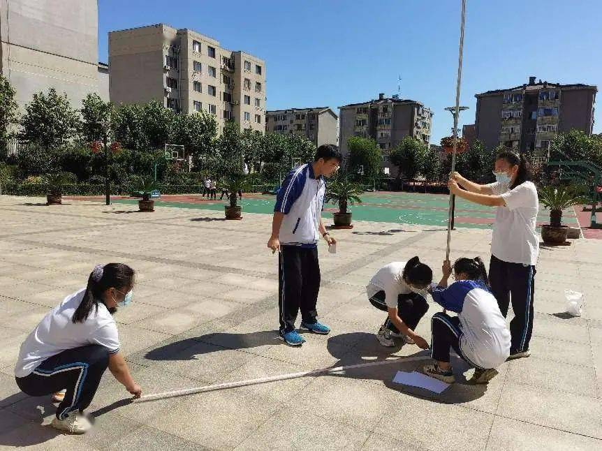 地理学科实践活动(立杆见影测学校经纬)地理学科实践活动(拼图大赛)