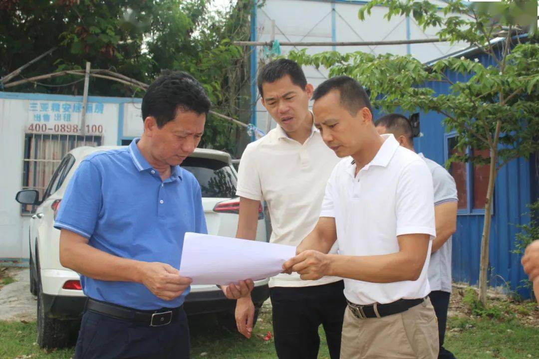 区人大动态天涯区人大常委会主任海斌前往部分项目现场进行督查