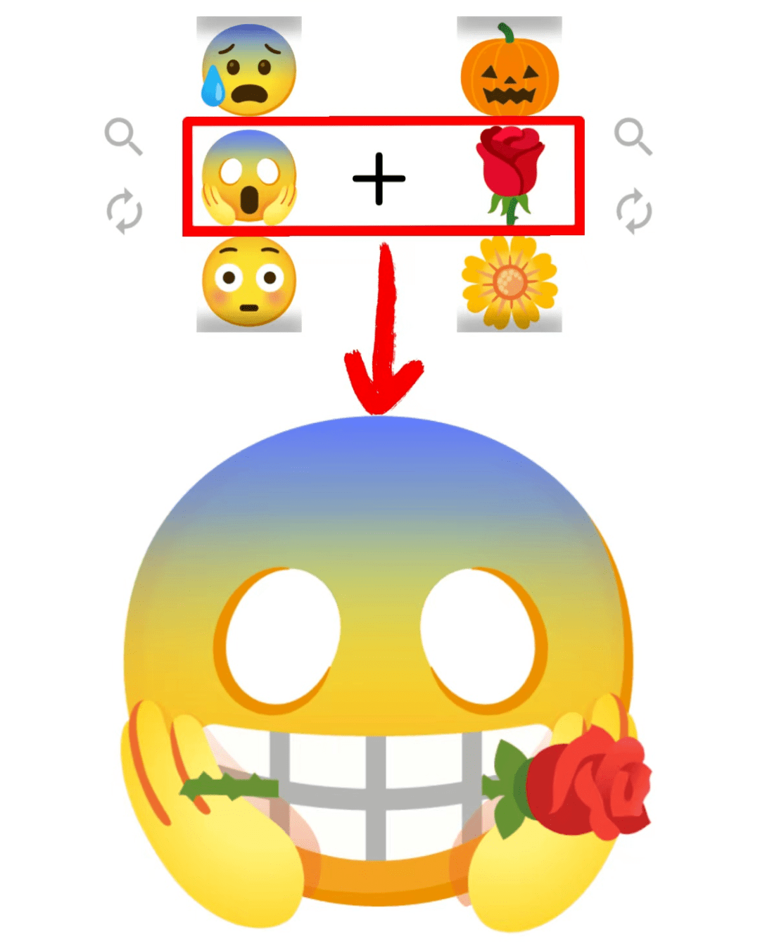 全新表情包生成器emoji可以任意组合了