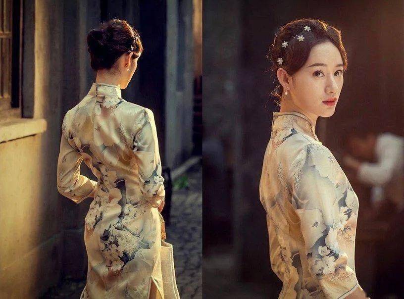 实力小花郭晓婷穿上旗袍美得明艳又娇俏