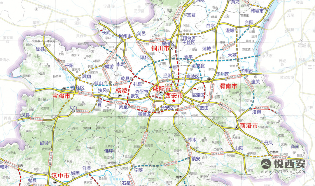 重磅西安六大高速扩建启动在即阎良将迈入一小时通勤圈