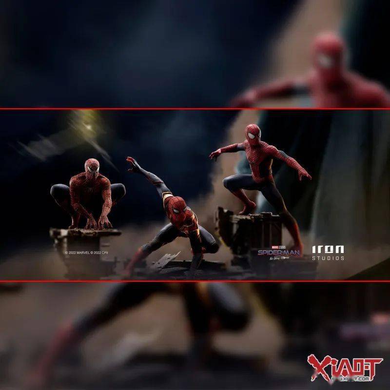 ironstudios蜘蛛侠英雄无归蜘蛛侠彼得帕克110比例全身雕像