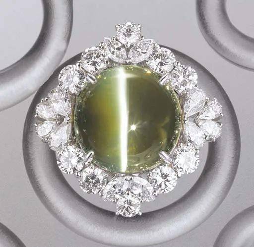 01 克拉亚历山大变石,猫眼石,钻石2012 年香港佳士得拍卖估价:1,000