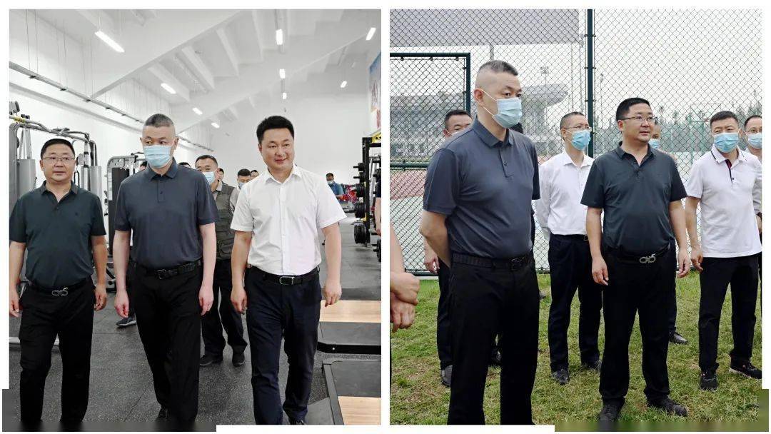 陈兴东副局长一行深入青神中学调研橄榄球项目开展情况