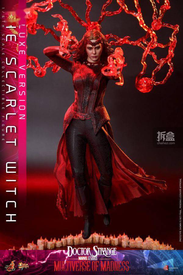 hottoys 漫威宇宙 奇异博士2 绯红女巫 旺达 1/6可动人偶_配件_效果