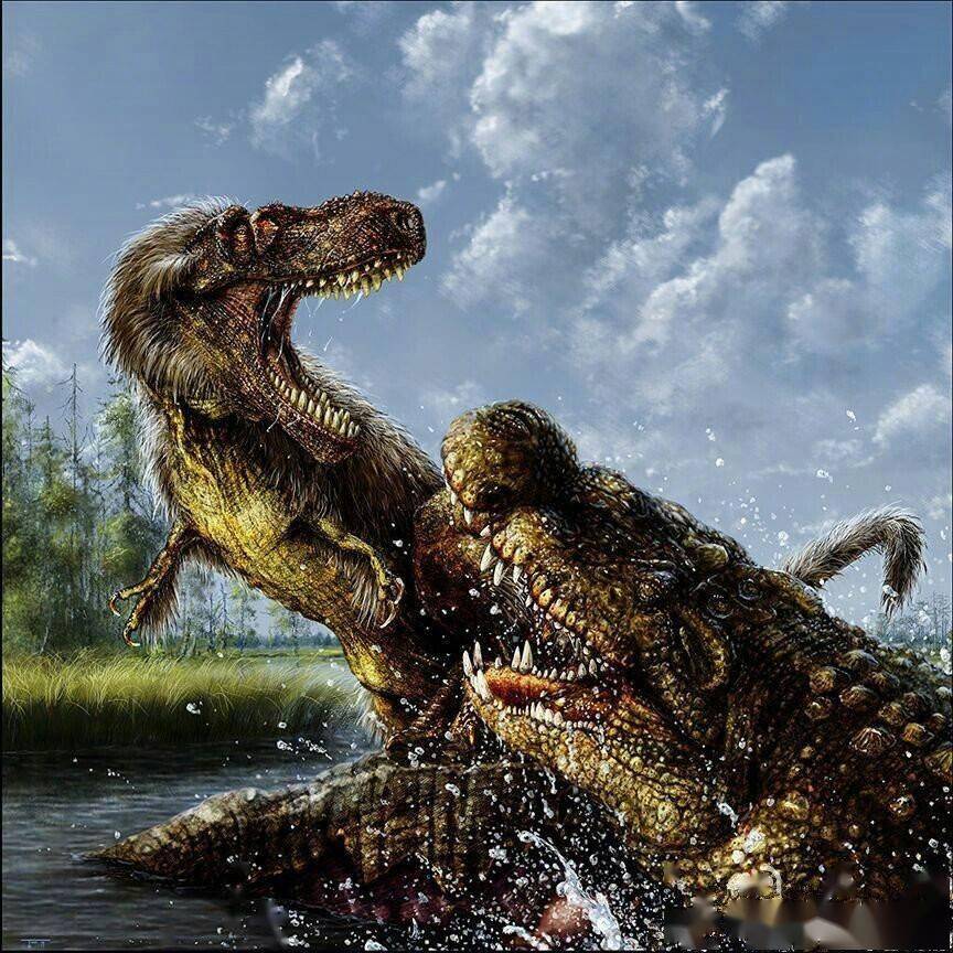 传说中的恐鳄能杀霸王龙?_&quotthe_图片_网络