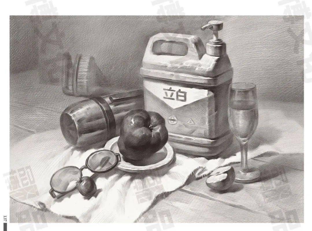 备战联考2静物素描横构图胡克文市面上唯一一本全部对应考题及详解的