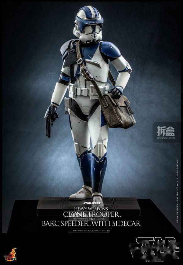 hottoys星战克隆人战争阿波指挥官重装士兵飞行摩托套装