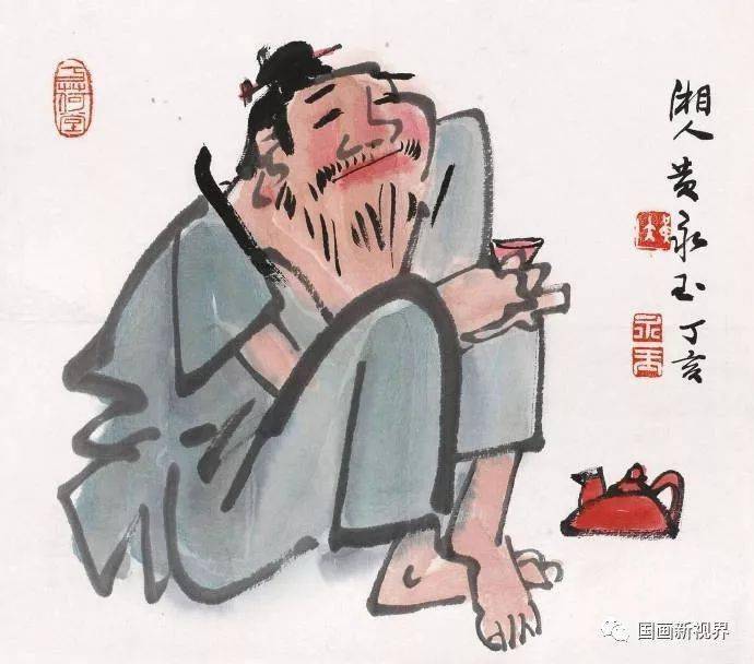 黄永玉画里的老顽童祝大家儿童节快乐