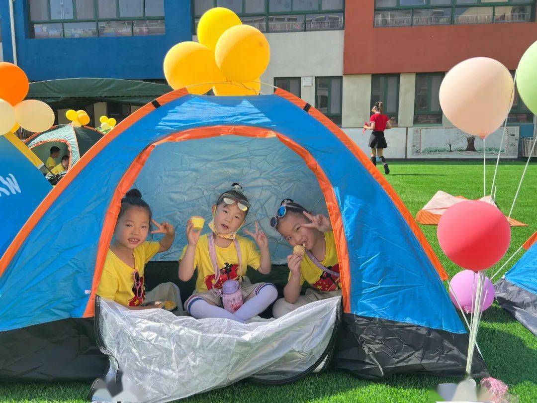 帐篷轰趴乐享童年垦利区中兴幼儿园开展帐篷节主题系列活动