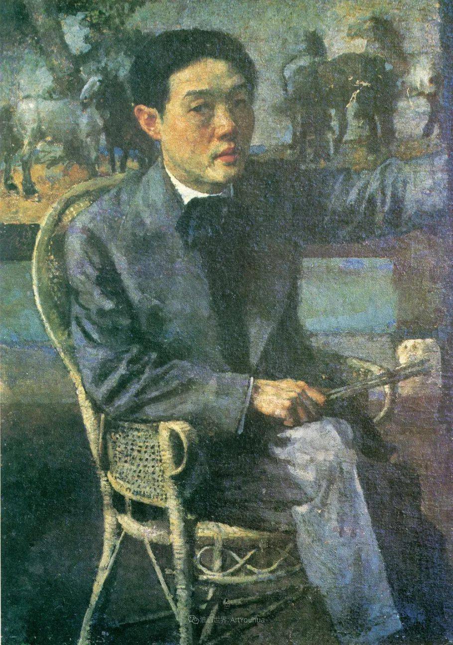 徐悲鸿的油画（60幅）_cm_中国_布面