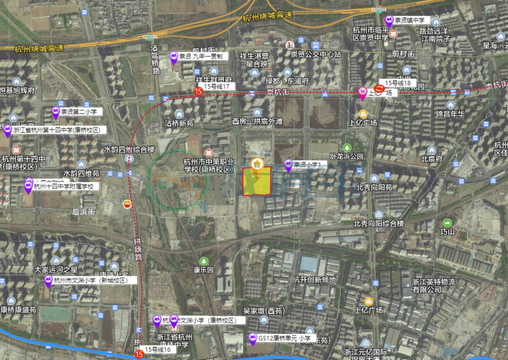 【公示】西房临平崇贤地块方案公示,规划14幢住宅!