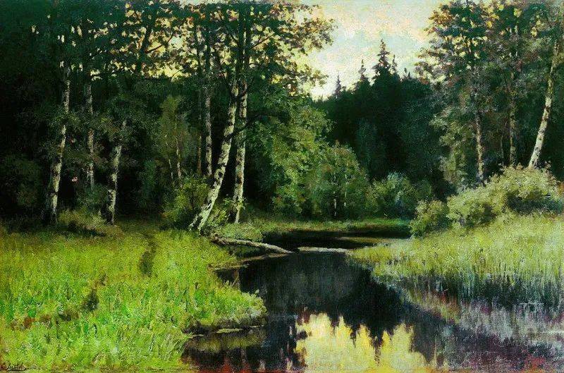 苏联油画风景作品图片