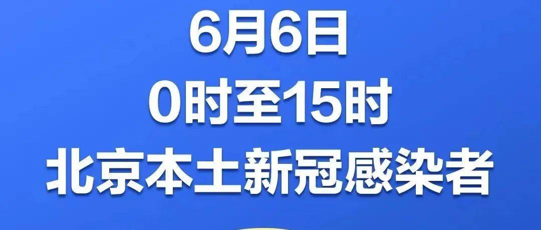 零新增！6月6日0时至15时，北京无新增本土感染者 北京今日无新增本土感染者 内蒙古昨日新增本土16 33 防控