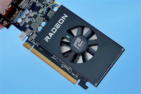 仅一部iphone大小撼讯rx6400显卡图赏