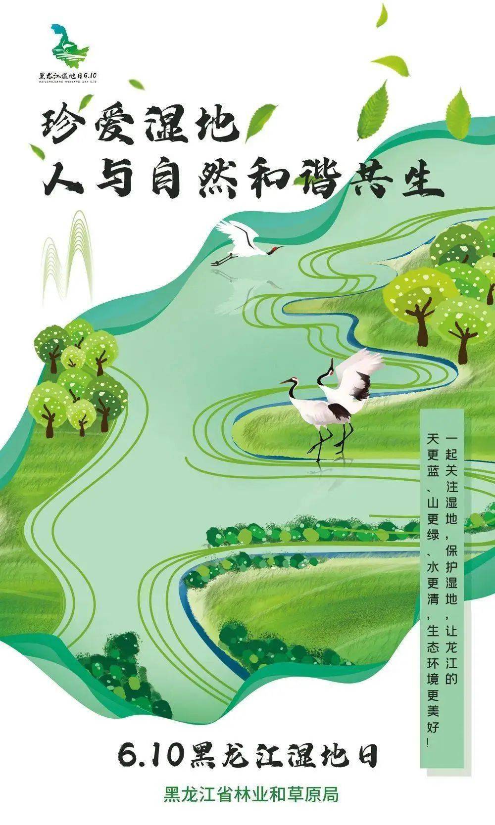 2022年黑龙江湿地日主题海报来了