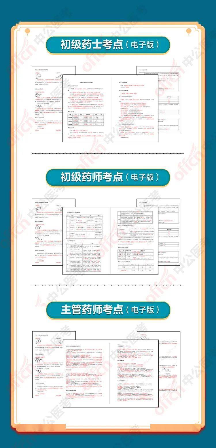 限时领取2022年职称药师考点汇总包