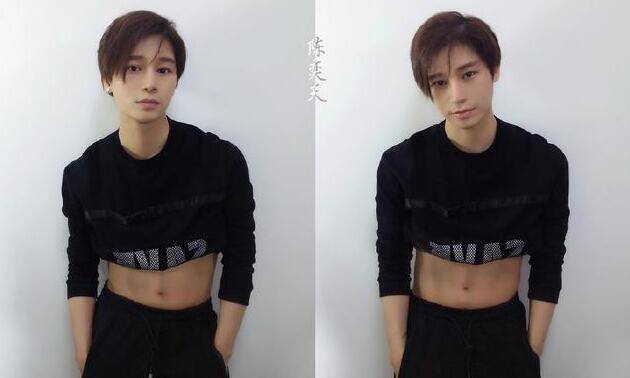 陈奕天有了腹肌越来越帅成实力宠粉男神粉丝好幸福