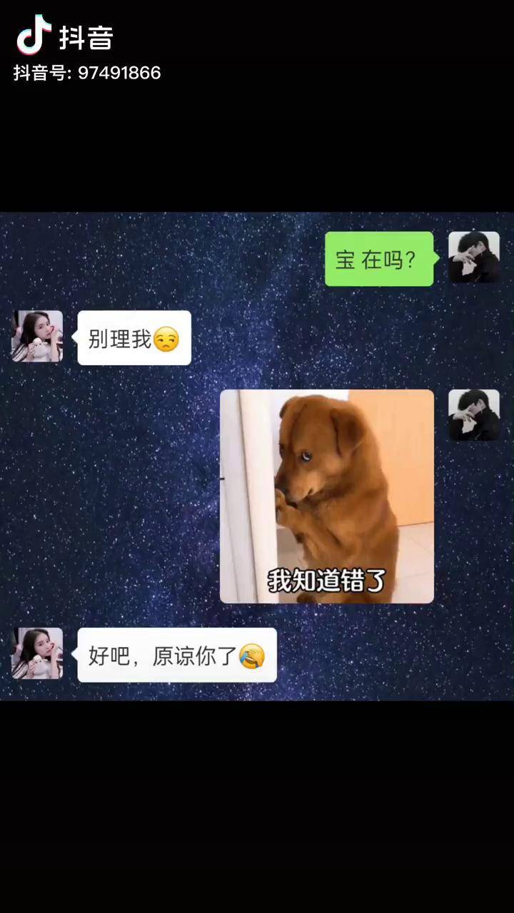 抖音搜索萌萌取图下载表情包聊天记录情侣日常搞笑表情包艾特你想艾特