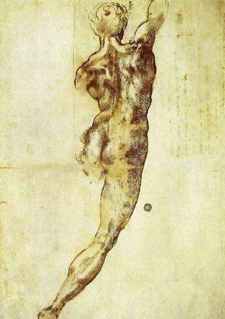 米开朗基罗经典素描手稿