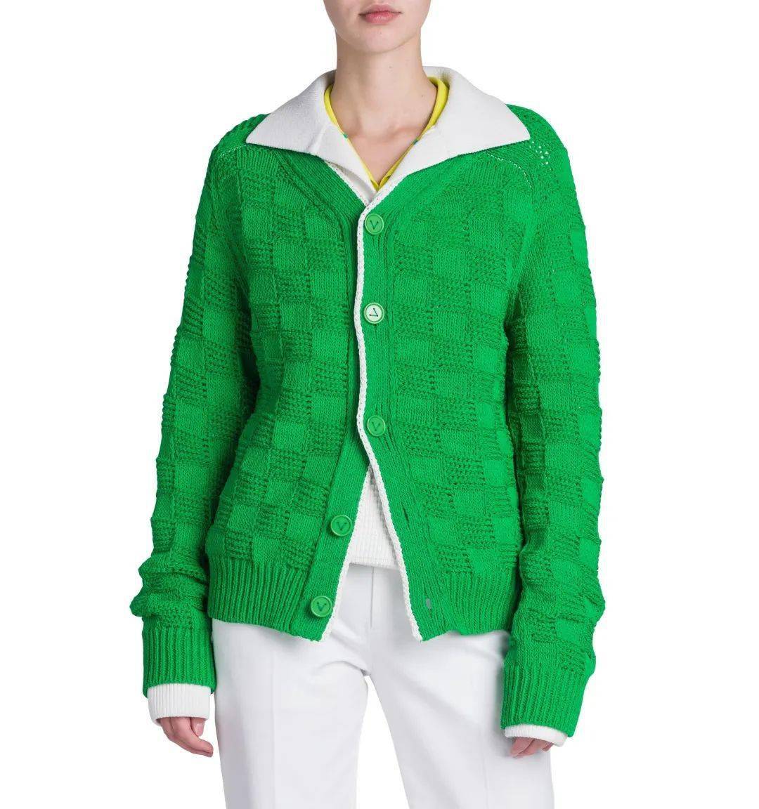 正反针组织织片|凹凸有致_veneta_服装_针织物