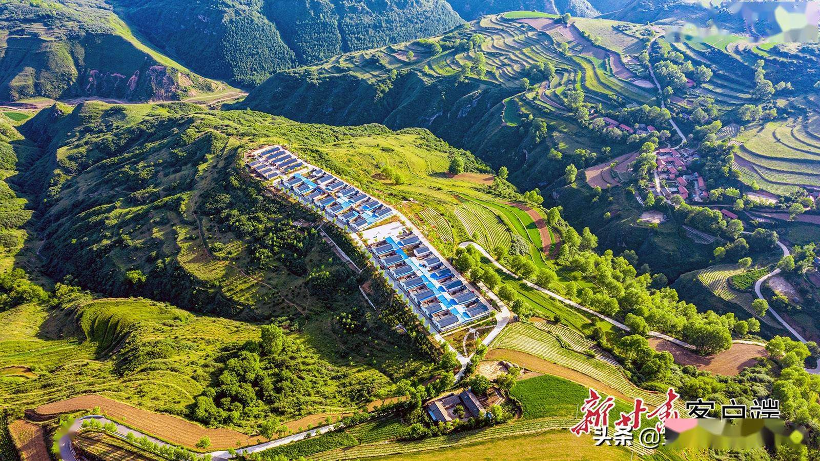 崆峒区麻武乡罗儿庄社异地搬迁展新貌