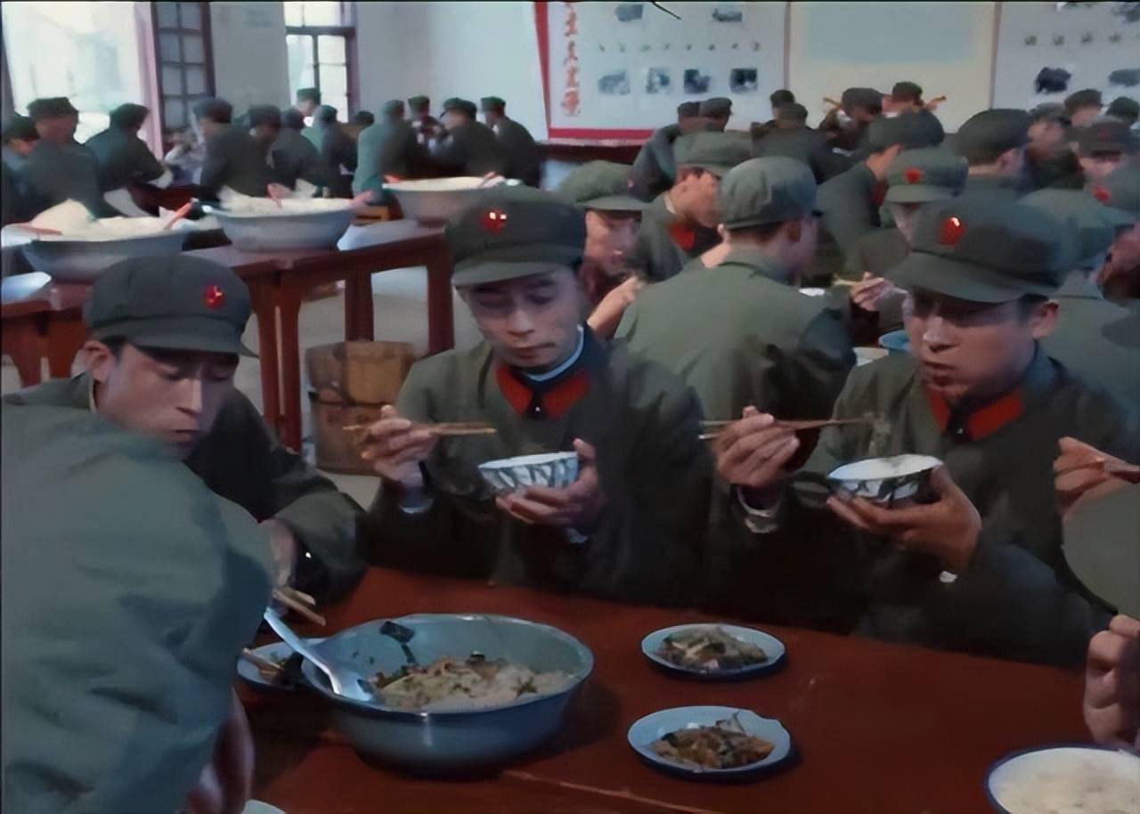 60年代解放军伙食回忆图片