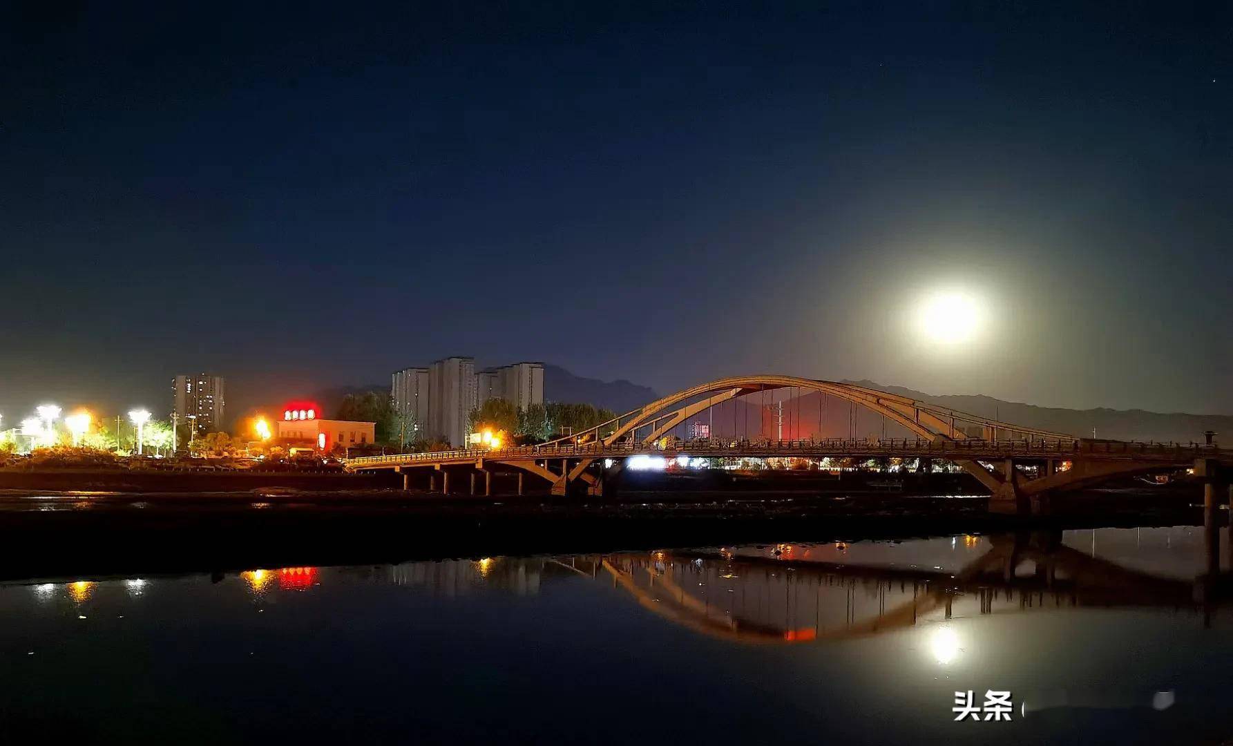 观王剑先生摄影蓝田新城夜文李景宁