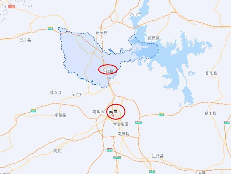 永修县行政区划图图片