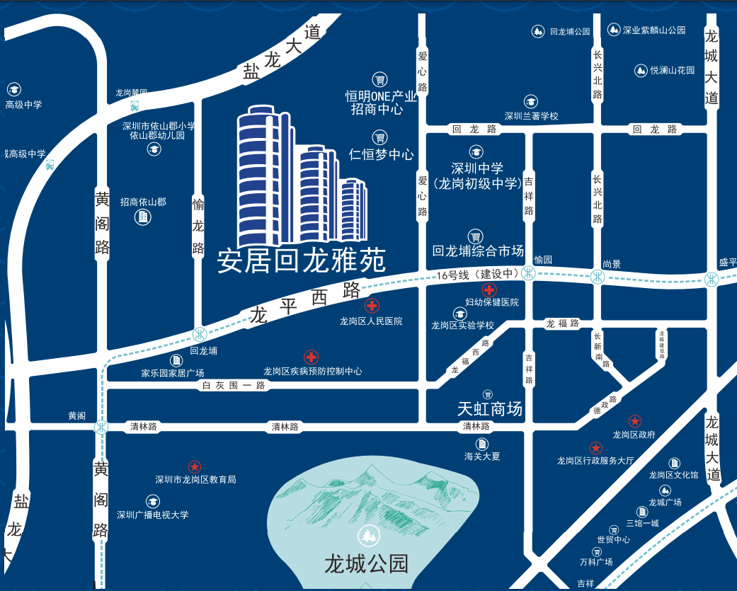 安居社区街道平面图图片