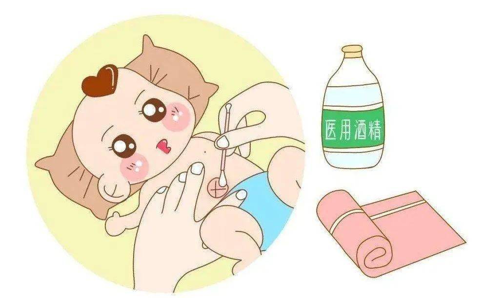 新生儿脐带缠纱布图片图片