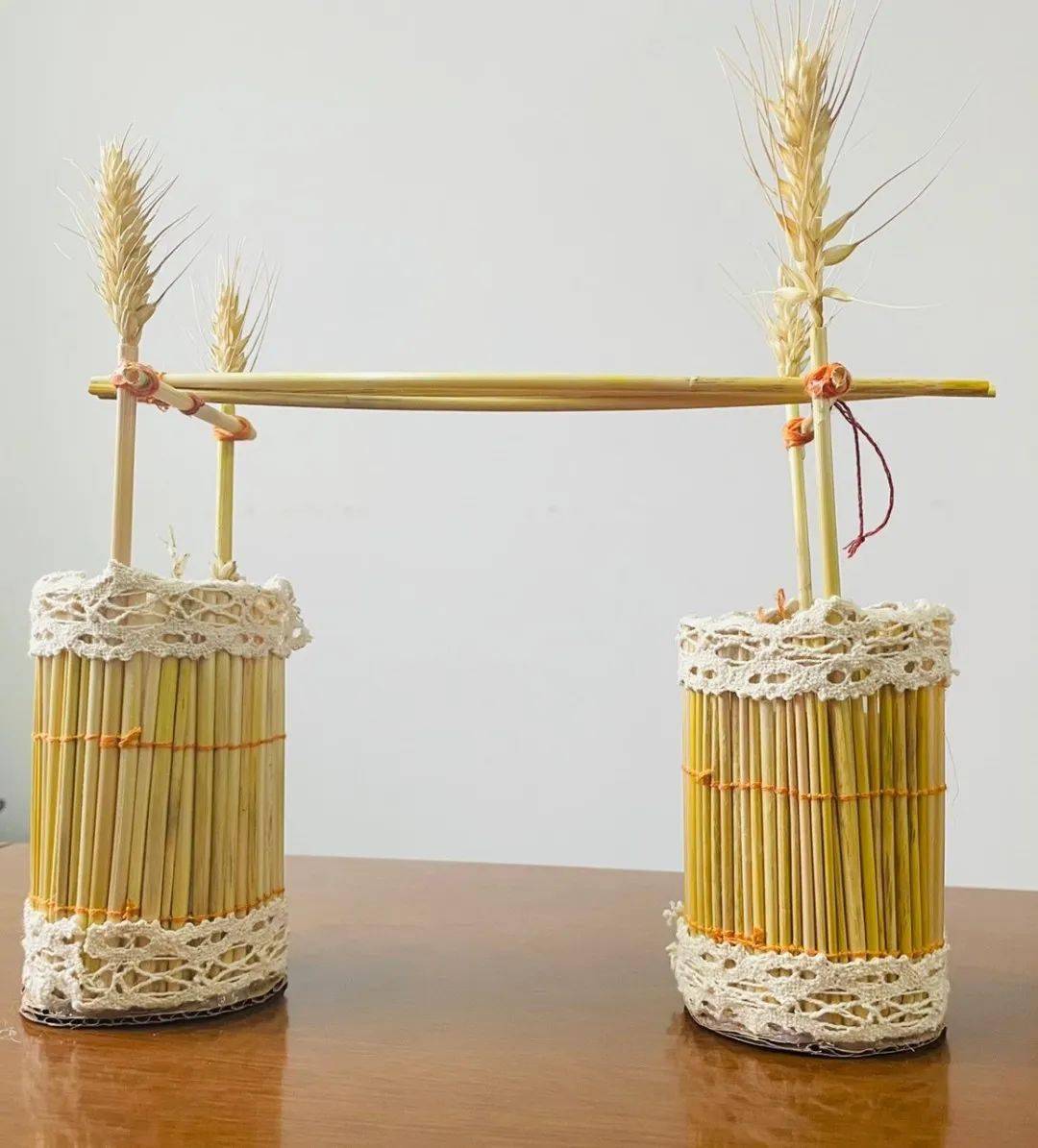 左右滑动查看更多麦编作品~04美食分享篇面点小达人金黄的小麦,经过