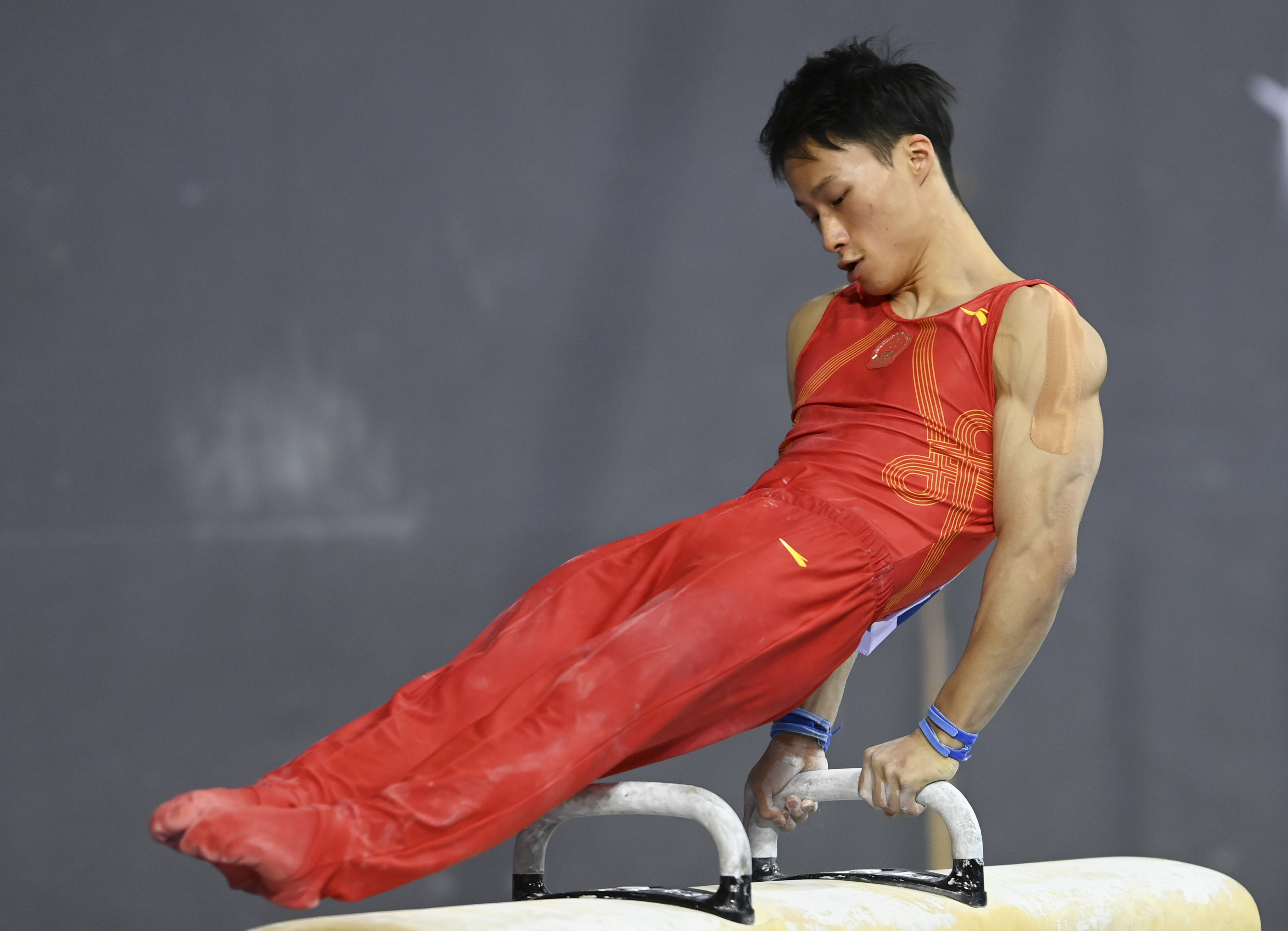 体操亚锦赛尹德行获鞍马季军