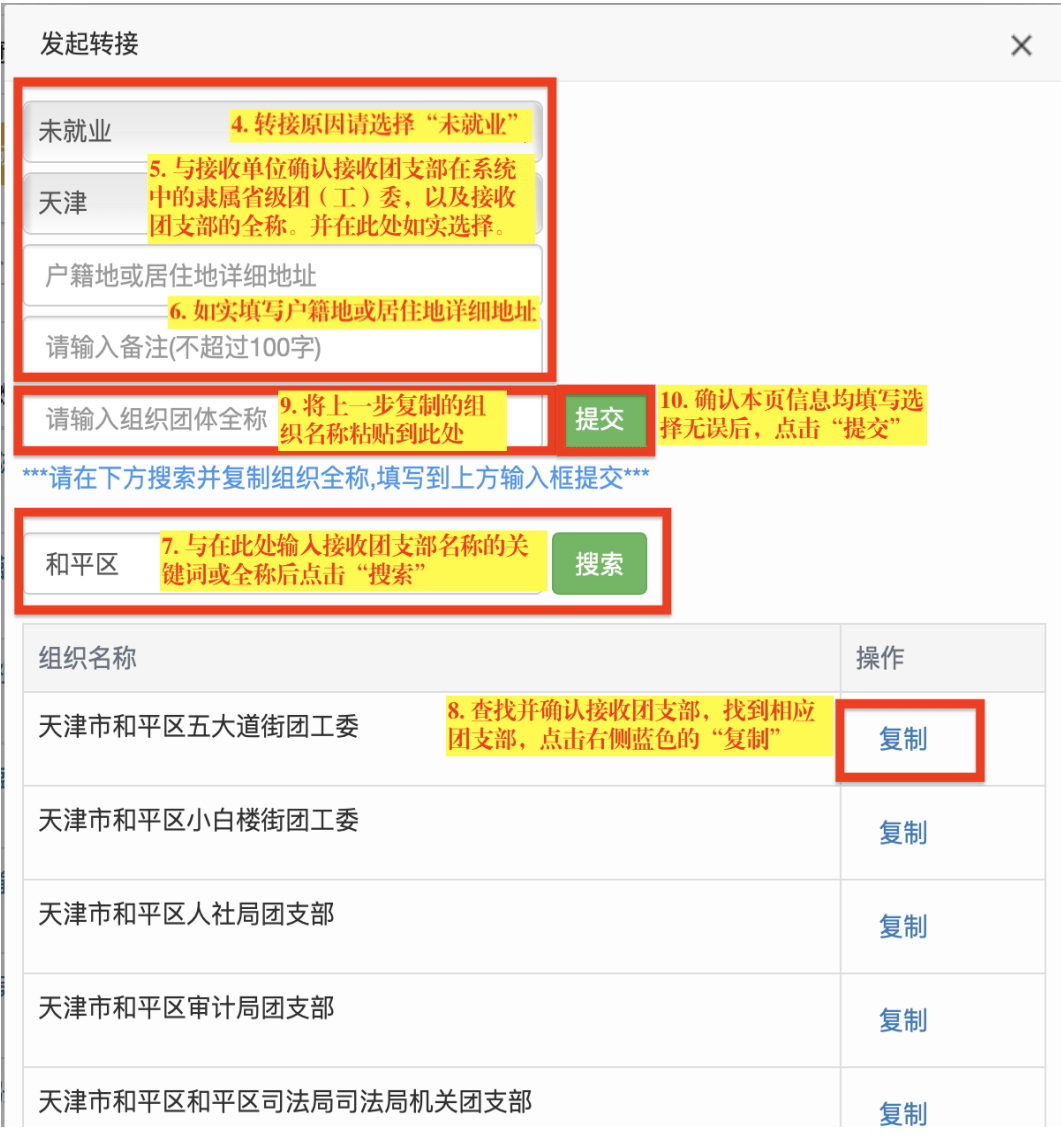 【團組織關係轉至居住地 或戶籍地(居住地或戶籍地在北京)所在鄉鎮