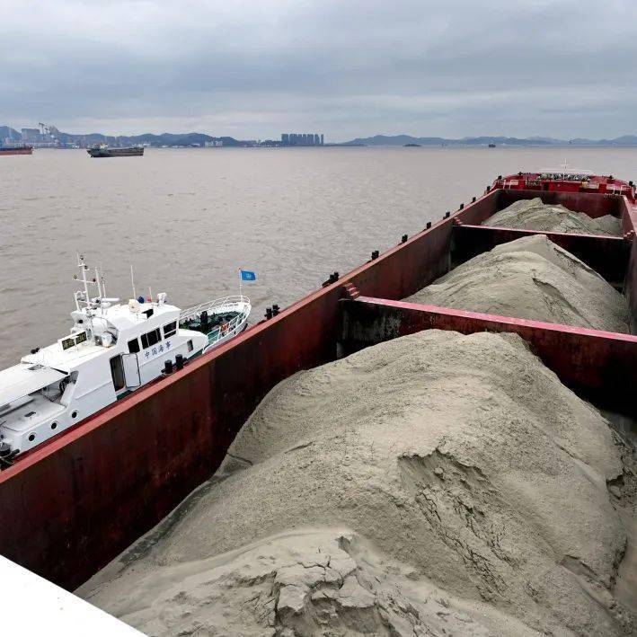 三年行动海上过驳非法海砂集中整治进行时