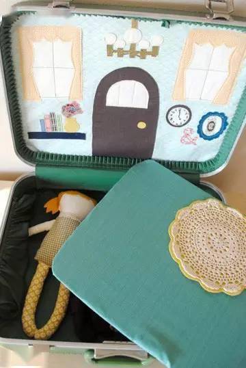 家居改造老式行李箱的25种旧物改造好看好用