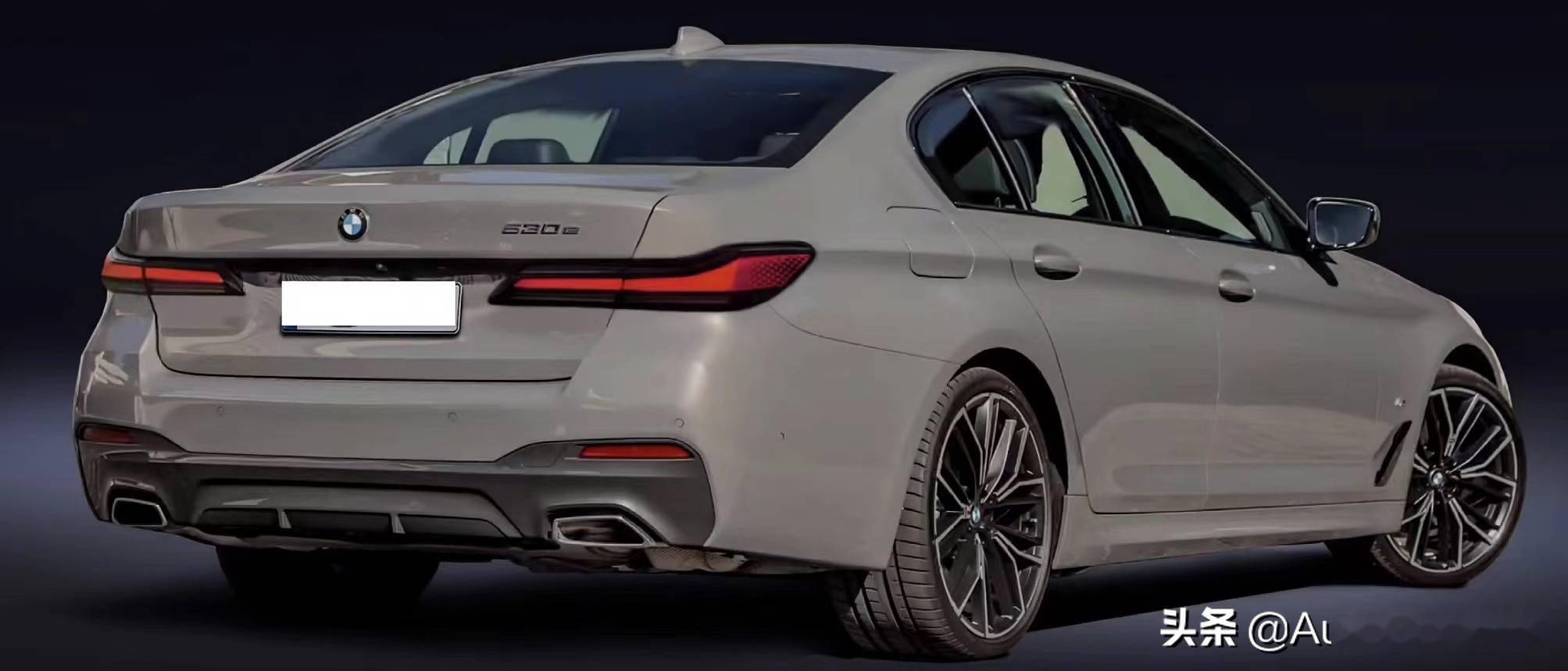 全新第8代宝马5系g60的全部亮点在尾部这很可能是个大三
