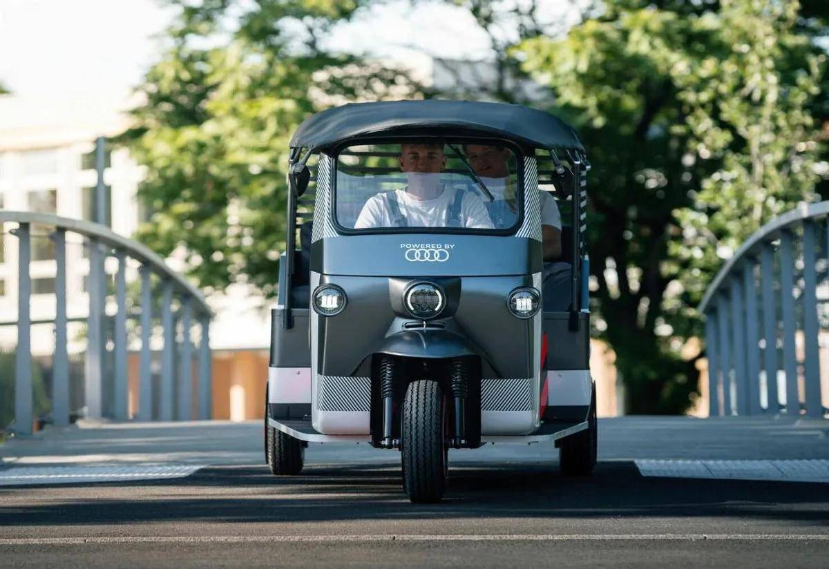 确实比"雅迪"豪华,奥迪三轮车曝光,卖多少能有人要?_搜狐汽车_搜狐网