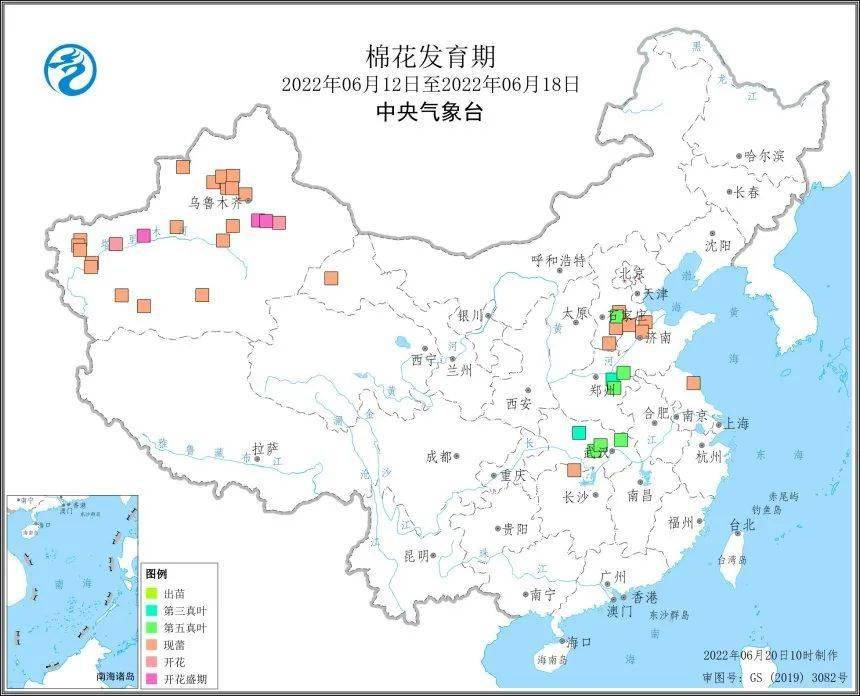 棉花氣象週報全國大部地區氣溫接近常年同期或偏低南方多雨寡照不利