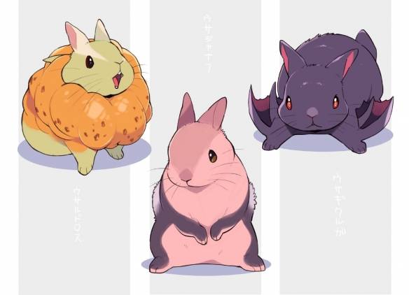 《怪物猎人》怪兽萌兔化_兔子_游戏_stega