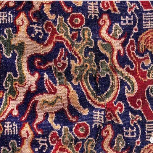 蜀锦“五星出东方” 丝绸之路千年奇幻漂流_织锦_尼雅遗址_中国