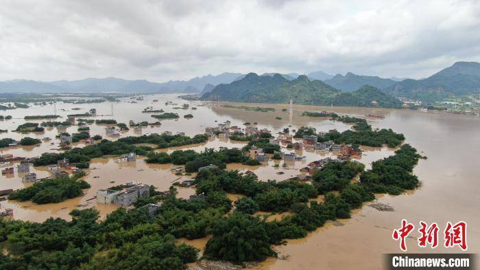 北江干流將現特大洪峰清遠飛來峽一堤圍發生漫頂