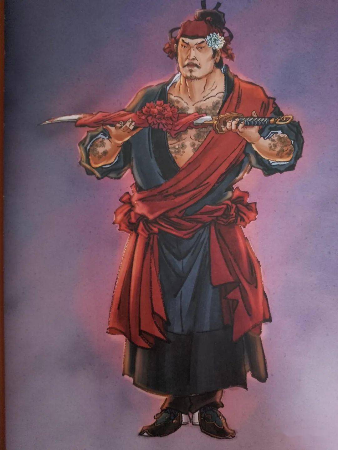 水浒人物谱之三十六天罡_太岁_杨雄_关索